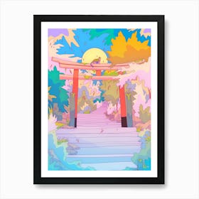 A Colorful Welcome Art Print