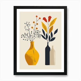 Flowers In Vases 5 Art Print