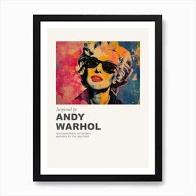 Museum Poster Inspired By Andy Warhol 3 Art Print