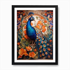 Peacock Art Print