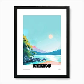 Nikko Japan 3 Colourful Travel Poster Art Print