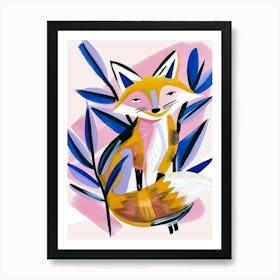 Fox Illustration 10 Art Print