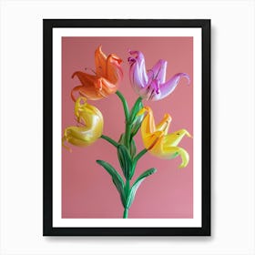 Dreamy Inflatable Flowers Gloriosa Lily 1 Art Print