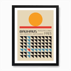 Bauahus Ausstelllung Art Print