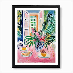Palm Beach, Aruba, Matisse And Rousseau Style 1 Art Print
