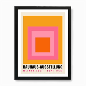 Bauhaus Colour Block Art Print