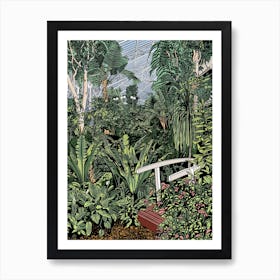 Barbican Conservatory Bridge Art Print