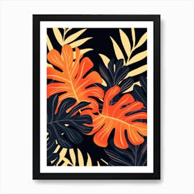 Tropical Leaves 10 Art Print