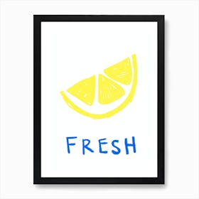 Lemon Fresh Wall Art Print Art Print