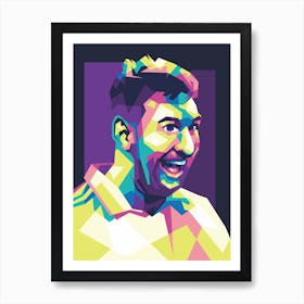 Goat Messi10 Wpap Art Print