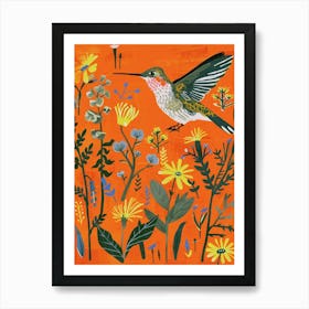 Spring Birds Hummingbird 1 Art Print