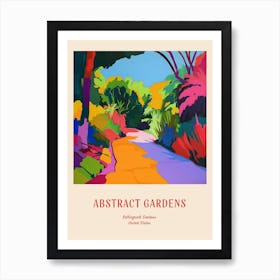 Colourful Gardens Bellingrath Gardens Usa 1 Red Poster Art Print