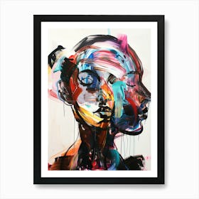 Abstract Of A Woman 8 Art Print