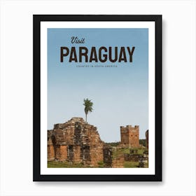 Visit Paraguay Art Print