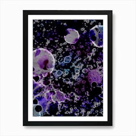 Abstraction Black Space Art Print