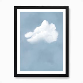 Cloud Sky Light Blue Art Print