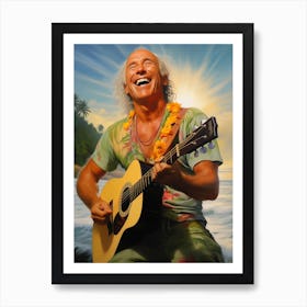 Jimmy Buffett (2) Art Print