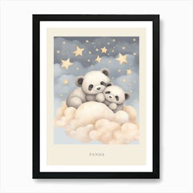 Sleeping Baby Panda 1 Nursery Poster Art Print