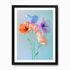 Dreamy Inflatable Flowers Anemone 2 Art Print