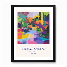 Colourful Gardens Bellingrath Gardens Usa 4 Blue Poster Art Print