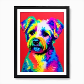 Bichon Frise Andy Warhol Style Dog Art Print