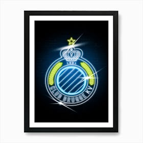 Club Brugge 1 Art Print