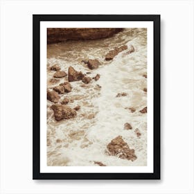 Foamy Waves Art Print