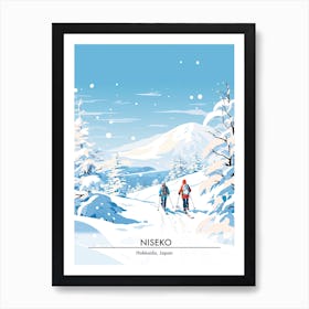 Niseko   Hokkaido Japan, Ski Resort Poster Illustration 2 Art Print