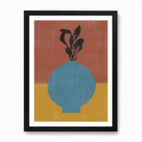 Plant In A Vase Art Print