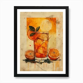 Orange Iced Tea 20 Art Print