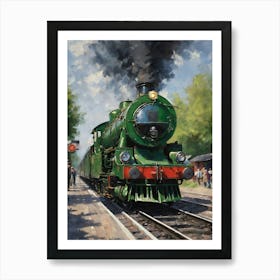 Steam Train Art Print