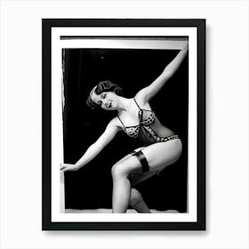 1920's Burlesque Dancer ~Reimagined 104 Art Print