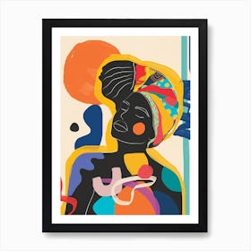 Modern Abstract Woman I Art Print