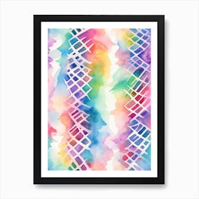 Watercolour Dna 2 Art Print