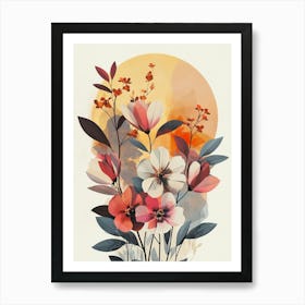 Flowers In A Vase 74 Art Print