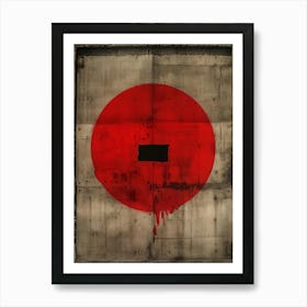 Red Circle 1 Art Print