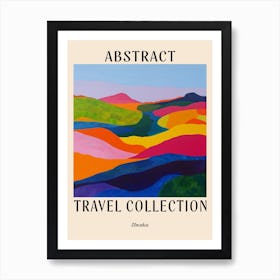 Abstract Travel Collection Poster Slovakia 1 Art Print
