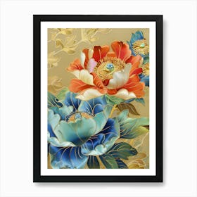 Chinese Flower Painting 74 Art Print