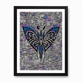 Butterfly Moth 1 Art Print