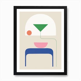 In My Room Abstract Furniture Art Print