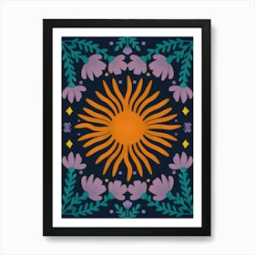 Mystic Series Sun Art Print