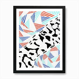 "Holy river" art poster by Gangachili. Abstract wall art Art Print