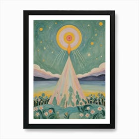 Camping Art Print