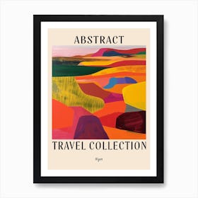 Abstract Travel Collection Poster Niger 2 Art Print