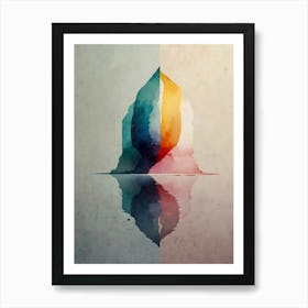 Abstract Watercolour Painting Art Print