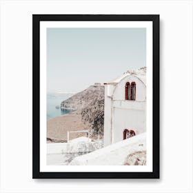 Santorini Charm 2 Art Print