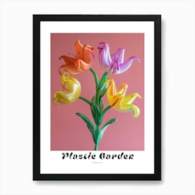 Dreamy Inflatable Flowers Poster Gloriosa Lily 1 Art Print