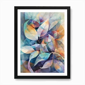 Abstract Leaves 54 Art Print