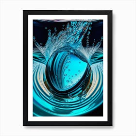 Water As A Symbol Of Life & Purification Waterscape Pop Art Photography 2 Art Print