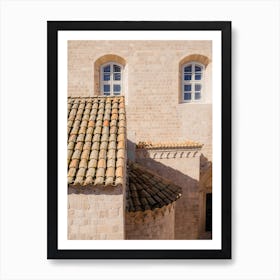 Tiled Roof Of A Church Art Print